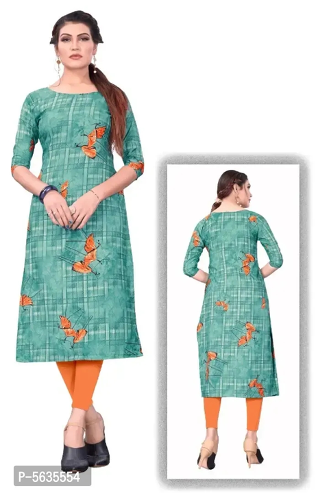 Women's Printed Full-Stitched Crepe Straight Kurti

 uploaded by Amazing Deal'z Store on 7/8/2023
