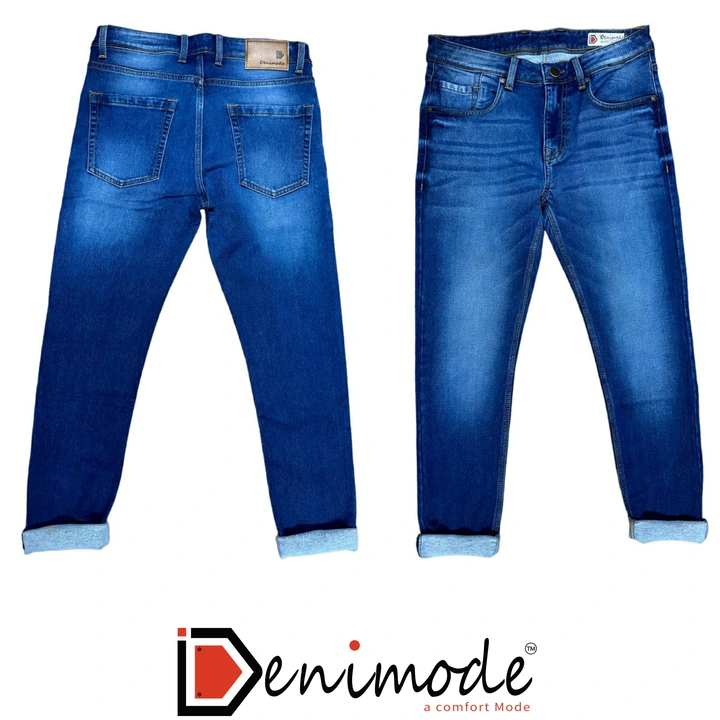 Mens denim jeans Crop Fit uploaded by Denimode on 7/8/2023