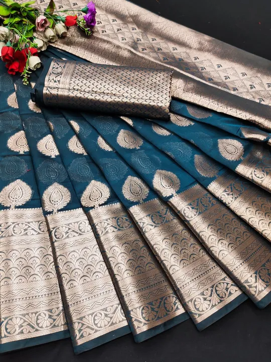 Organza Silk saree uploaded by VARDHAK COLLECTION  on 7/8/2023