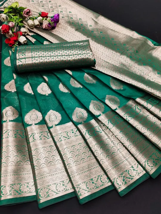 Organza Silk saree uploaded by VARDHAK COLLECTION  on 7/8/2023