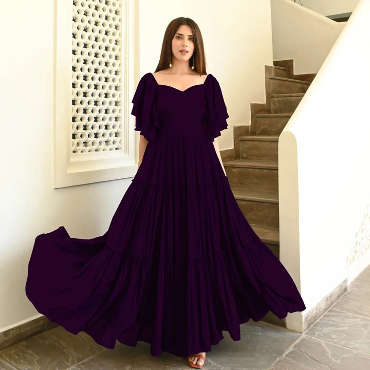 Trendy Women's Georget Gown uploaded by Gaurikiran fashion on 7/8/2023