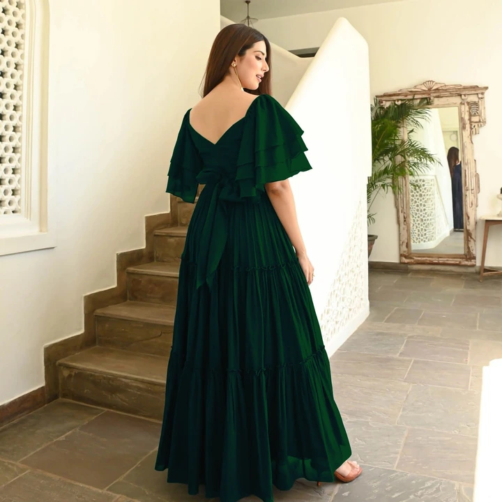Trenty Women's Gown uploaded by Gaurikiran fashion on 7/8/2023