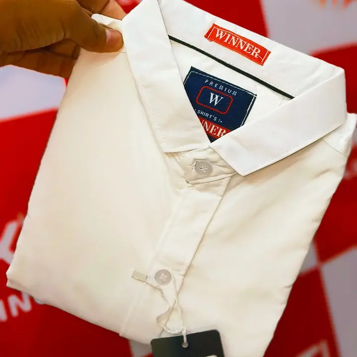 Winner Primium Plain Shirt  uploaded by Shakti Clothing on 7/9/2023