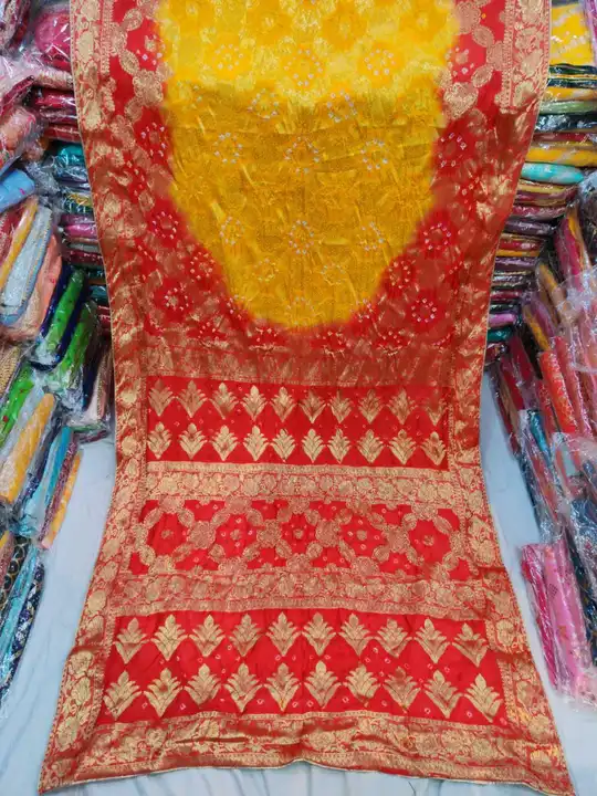 🔱🔱🔱🕉️🕉️🕉️🔱🔱🔱

New lunching on havi  zari tepata

👉havi zari tepata Silk fabric

👉 superhi uploaded by Gotapatti manufacturer on 7/9/2023