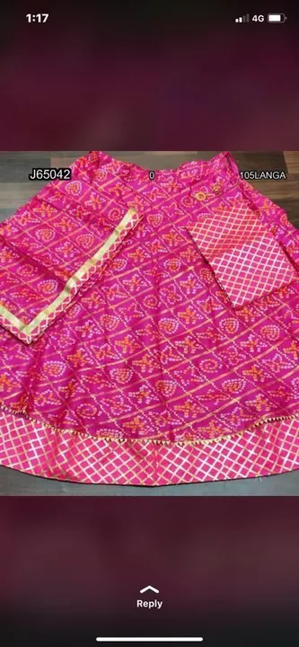 Today sale price 
New launch a ghatchola lehriya all design in one frame season 
Fabric Kota doriya  uploaded by Gotapatti manufacturer on 7/9/2023