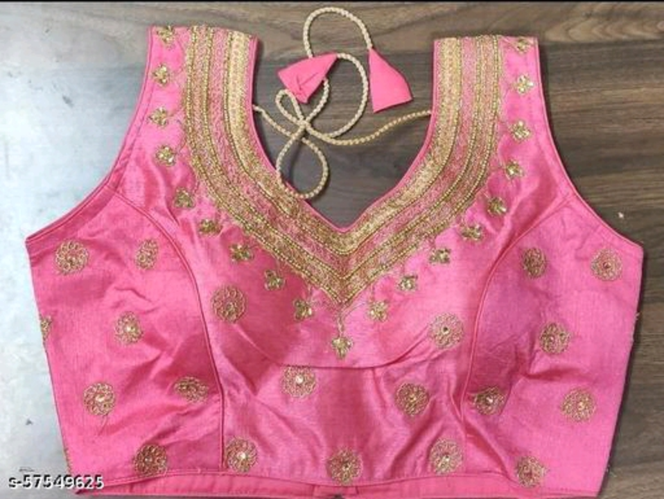 Catalog Name:*Modern Women Blouses*
Fabric: Vichitra Silk uploaded by wholsale market on 7/9/2023