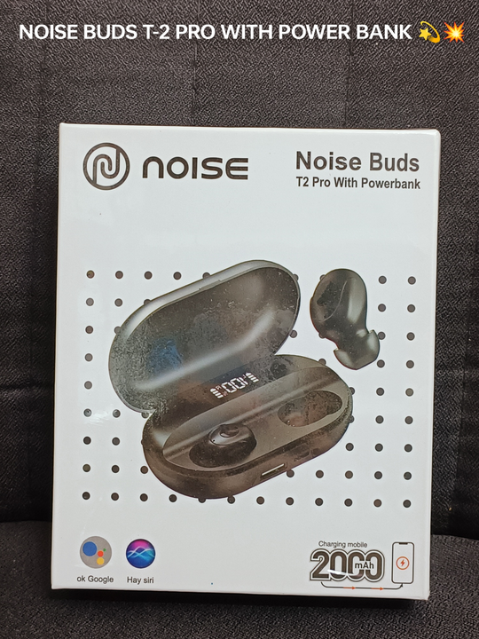 Noise T-2 Earbuds With Power Bank 💯💥💫 uploaded by navin rajpurohit Ahmedabad  on 7/9/2023