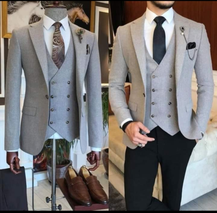 Wedding men suit three piece  uploaded by Success fabrication on 7/9/2023