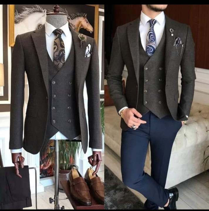 Wedding men suit three piece  uploaded by Success fabrication on 7/9/2023