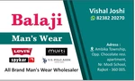 Business logo of Balaji men's garment 