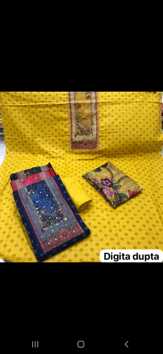 Digital cotten duppta  uploaded by Jagdish lal & sons on 7/9/2023