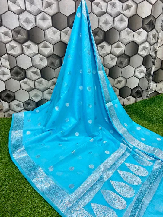 Daybel semi Georgette saree uploaded by Aabdin silk creation  on 7/9/2023