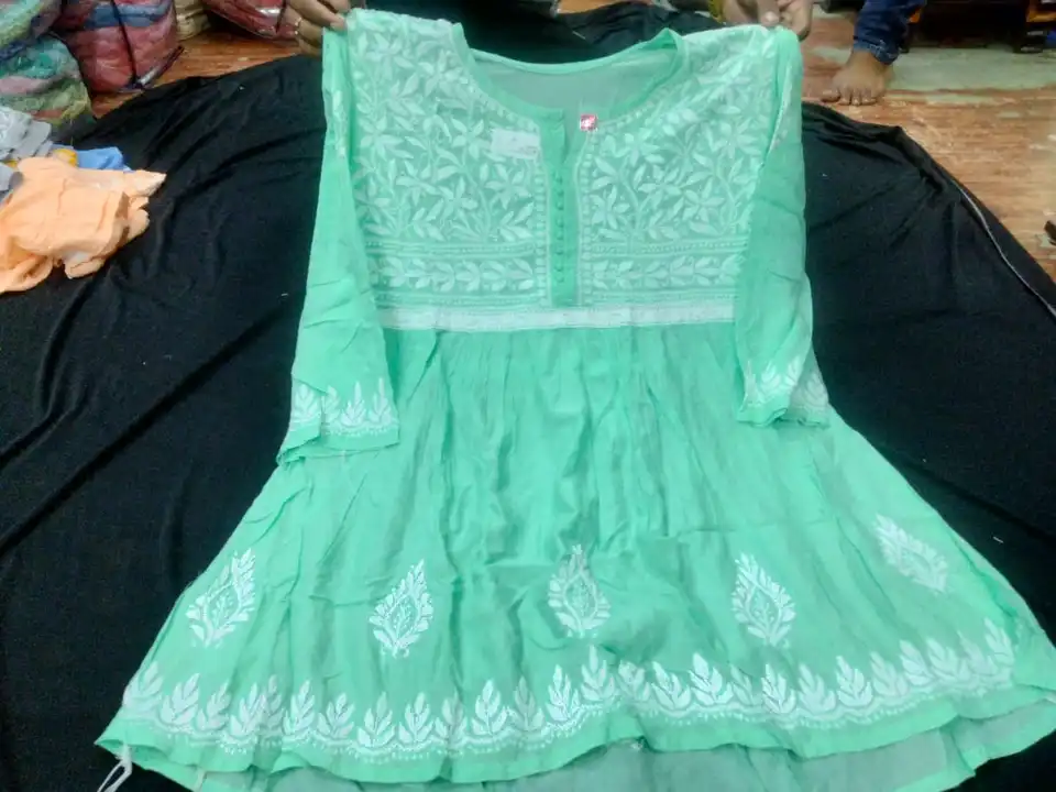 Modal shoft top uploaded by Lcf crafts (lucknow Chikan factory) on 7/9/2023