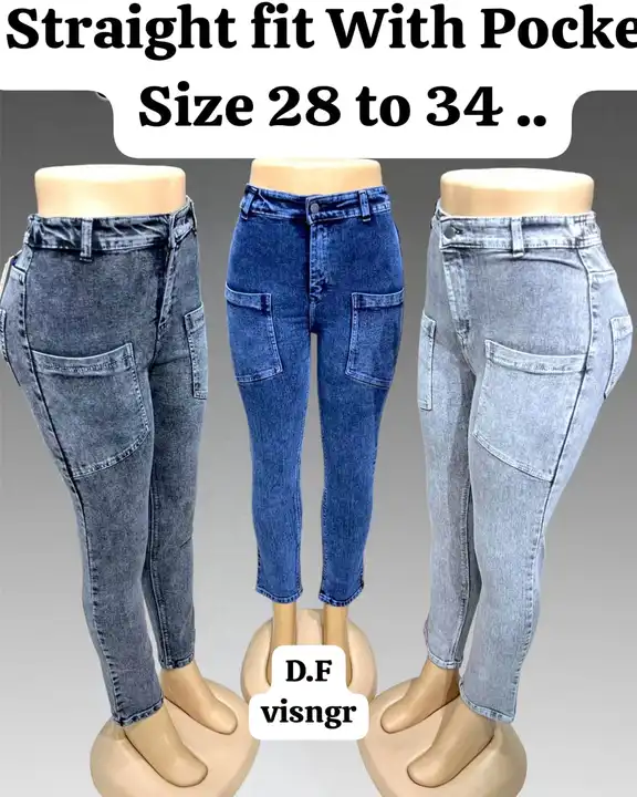 Straight fit  uploaded by SOFIA ladies jeans & tshirts on 7/9/2023