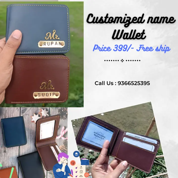 Customized name Wallet  uploaded by SD Collection❤ on 7/9/2023