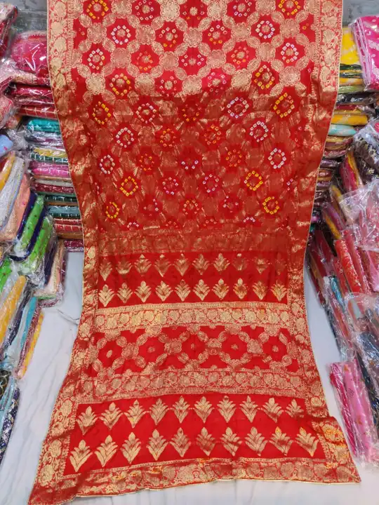 Heavy zari saree fb uploaded by pink Rose fashion Store  on 7/9/2023