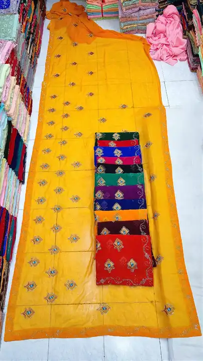 Siroski less saree  uploaded by business on 7/9/2023