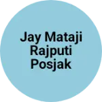 Business logo of Jay mataji Rajputi posjak