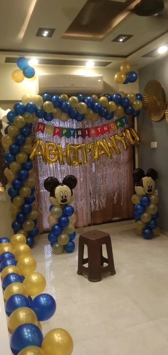 Visiting card store images of Kalyan balloon decoration Mumbai