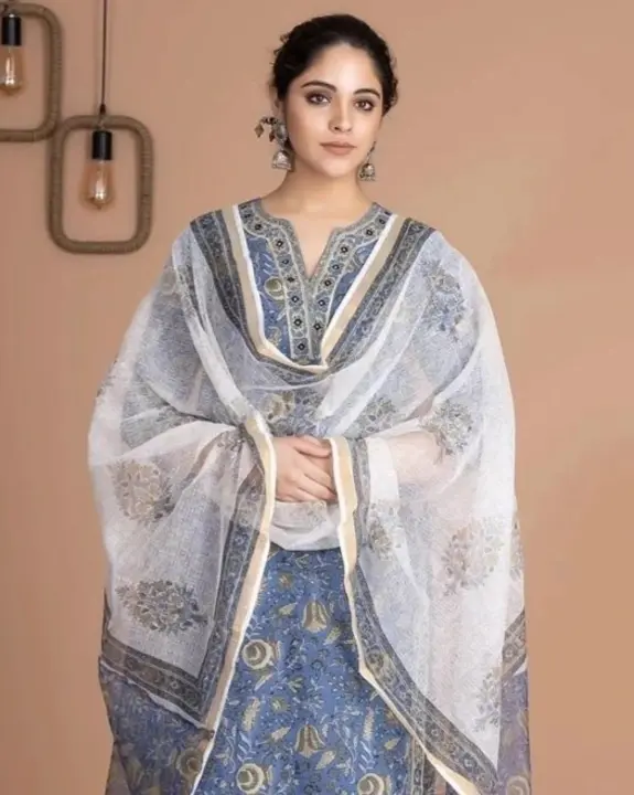 Cotton suits for womens uploaded by Shaki collection on 7/9/2023
