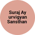 Business logo of Suraj ayurvigyan sansthan