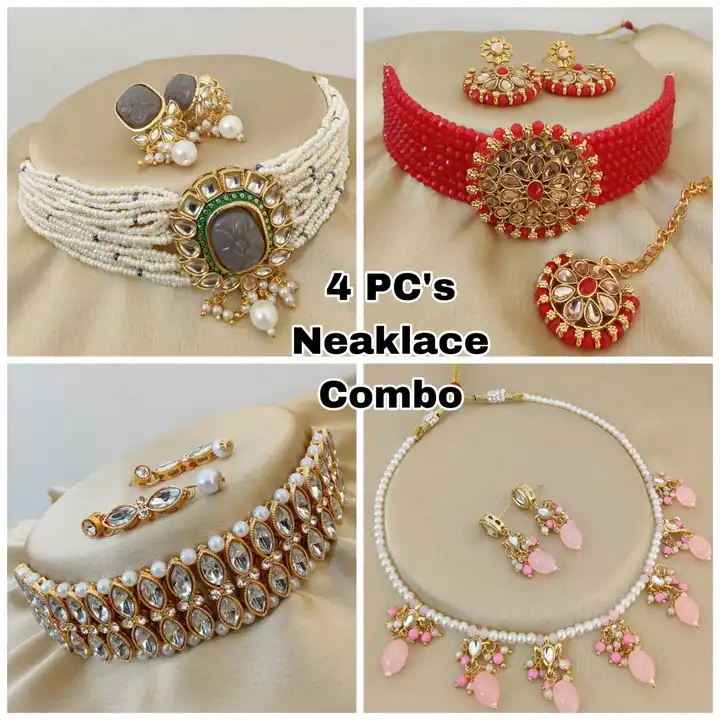 4 jwellery sett uploaded by pink Rose fashion Store  on 7/9/2023
