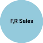 Business logo of F,R sales