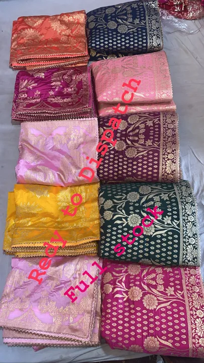*😀😀Beautiful Lahenghas*😀😀


*Pure  Banarasi Dolo silk langha & jari wark   & Jaipuri 🥻🥻🥻 dai  uploaded by Gotapatti manufacturer on 7/10/2023