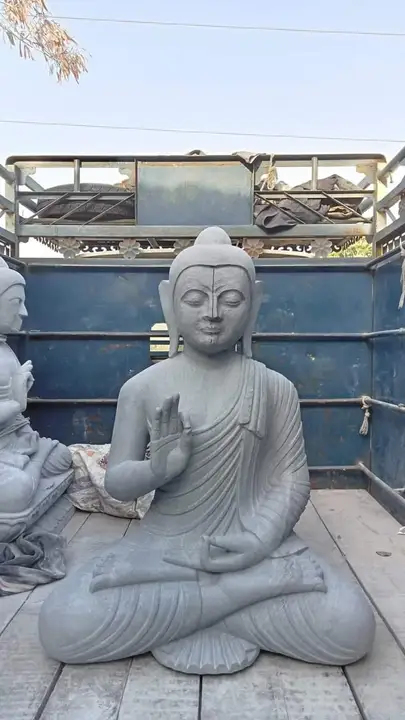 Marble Budha statue size 3 fit contact uploaded by business on 7/10/2023