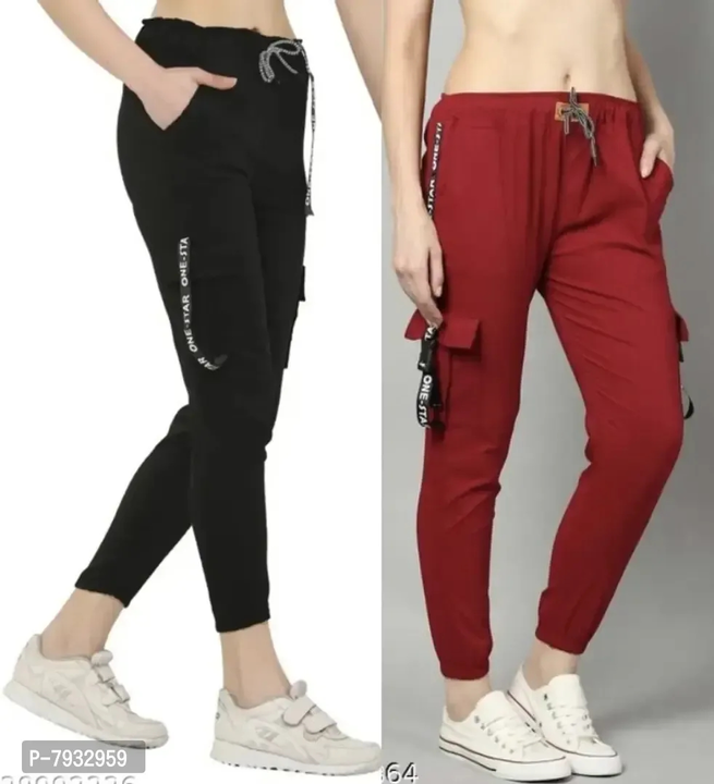 Cargo pants for women and girls ( combo pack 2) uploaded by RARGROUP  on 7/10/2023