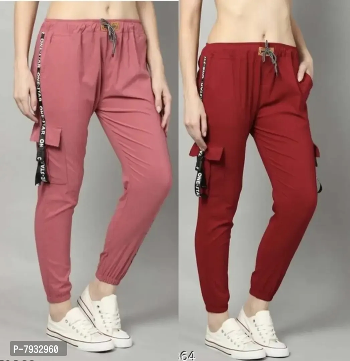 Post image Hey! Checkout my new product called
 Cargo pants for women and girls ( combo pack 2).