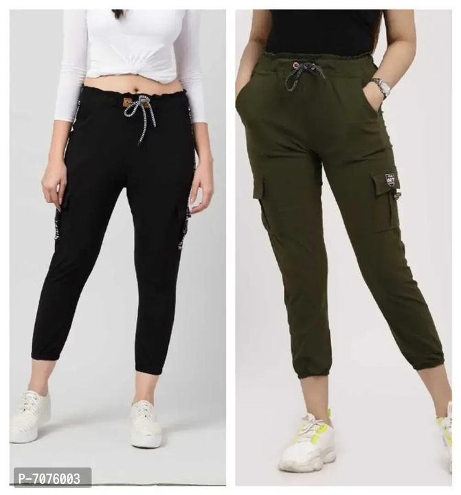 Cargo pants for women and girls ( combo pack 2) uploaded by RARGROUP  on 7/10/2023