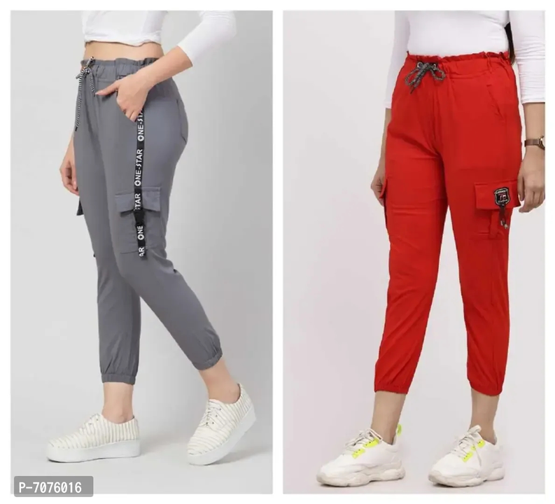 Cargo pants for women and girls ( combo pack 2) uploaded by RARGROUP  on 7/10/2023