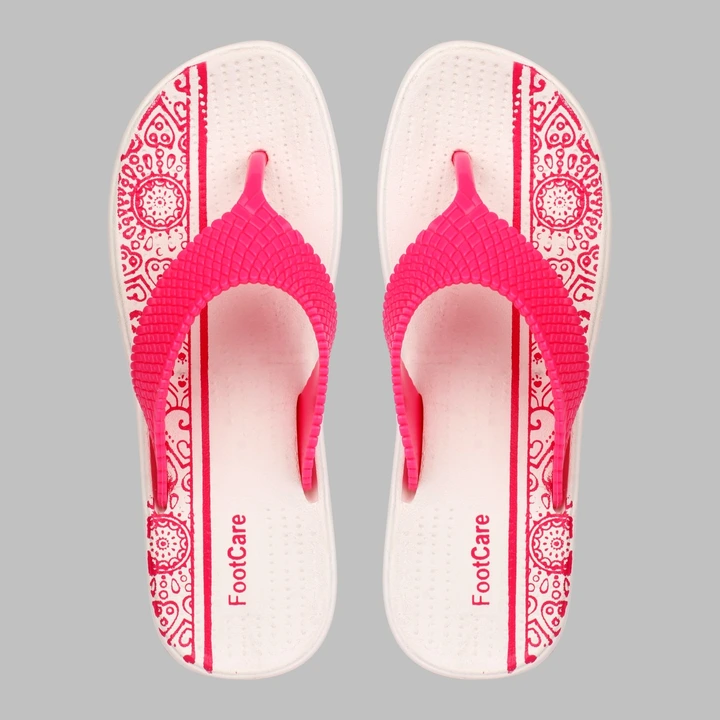 Jasmine White/Pink Slippers  uploaded by Footcare on 7/10/2023