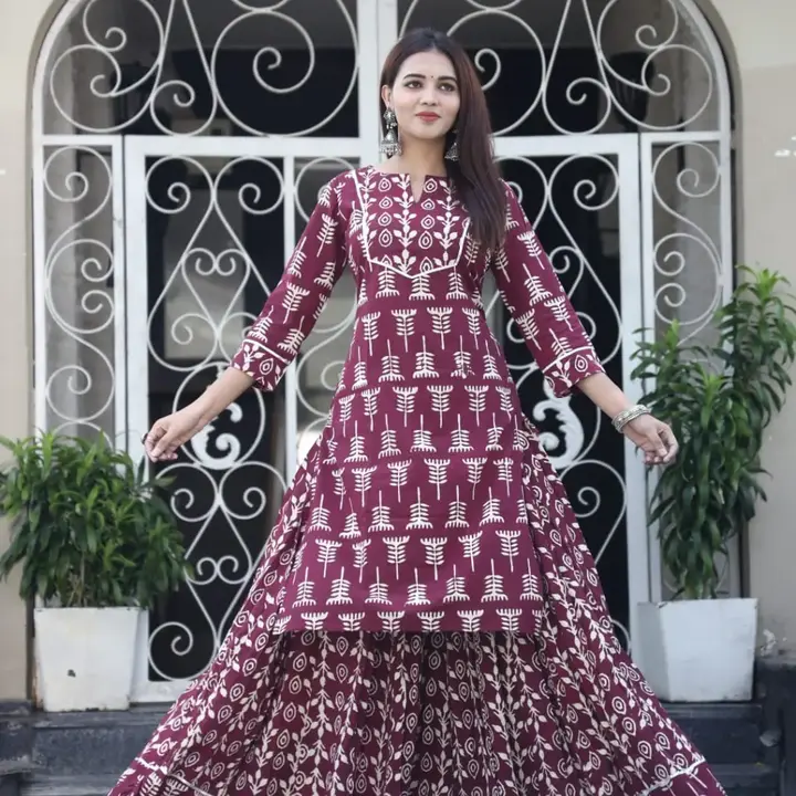 Kurta skirt collection uploaded by business on 7/10/2023