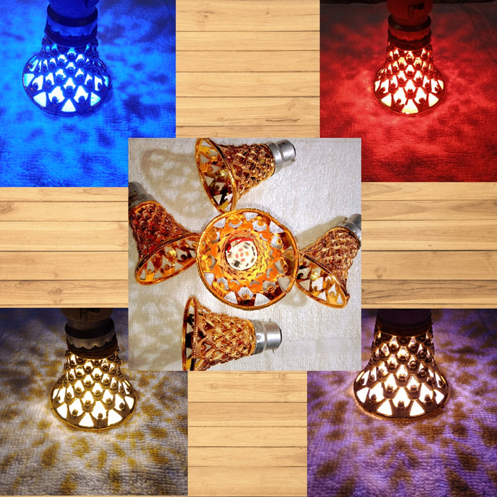 Mandir fancy light 5 colour available fancy decoration item uploaded by business on 7/10/2023