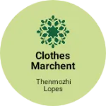Business logo of Clothes marchent