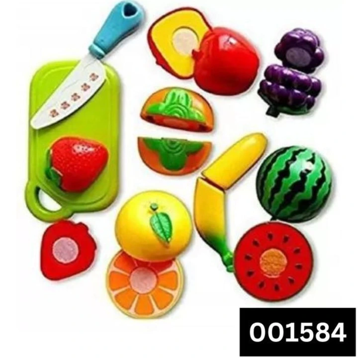 10 pcs fruits and vegetables cutting play toy set uploaded by Kidskart.online on 7/10/2023