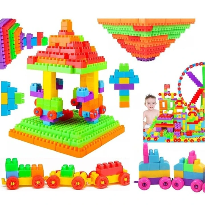 60 piece building Blocks kids toy uploaded by Kidskart.online on 7/10/2023