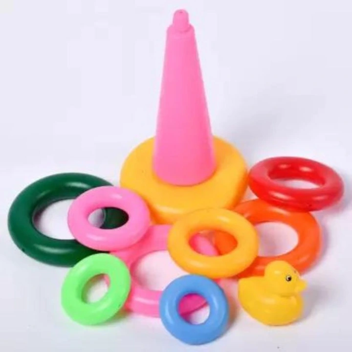 7 ring set with cute duck multicolor  uploaded by Kidskart.online on 7/10/2023