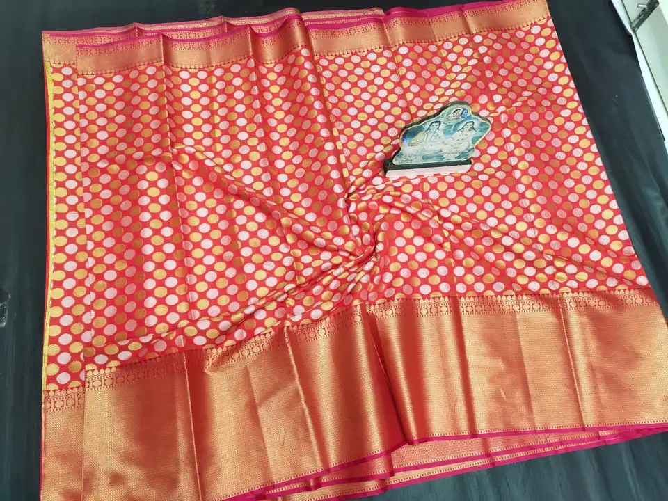 Banarsi Semi Silk Soft Saree uploaded by Meenawala Fabrics on 7/10/2023