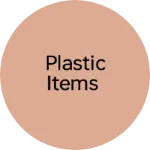 Business logo of Plastic items