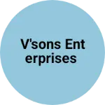 Business logo of V'SONS ENTERPRISES