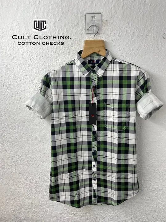 Cotton checks uploaded by CULT shirt on 7/10/2023