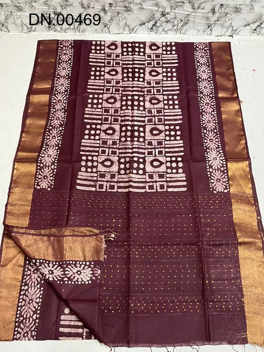 Art Silk Sequence Work Baatik Saree uploaded by business on 7/10/2023