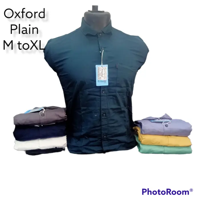 Octoplus Casual Oxford fabric plain shirt  uploaded by HANJARI TEXTILE on 7/10/2023