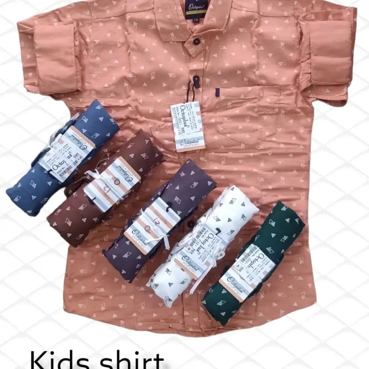 Octoplus casual printed shirt for boys  uploaded by HANJARI TEXTILE on 7/10/2023