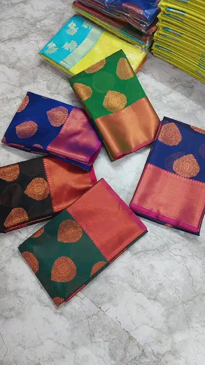 Post image नमस्ते ! मेरा नया प्रोडक्ट देखें
Manufacturing sarees Banarasi cotton pan Buta shoft fancy saree wholesalers .