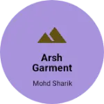 Business logo of Arsh garment