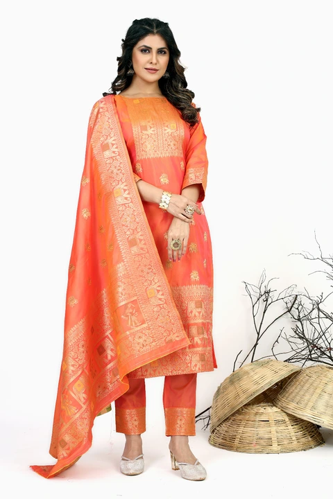 PURE PATOLA  SUITS( uploaded by Varun prints on 7/10/2023